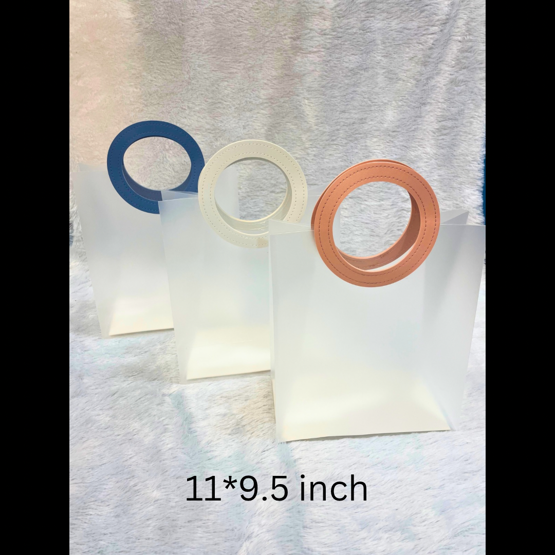 Transparent round handle 11*9.5 (10 pieces)