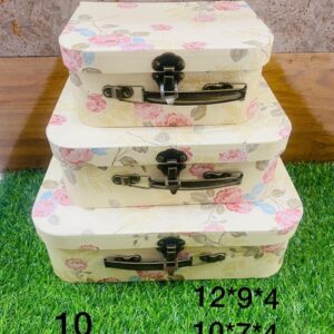 Beige Hamper Boxes (3pc set)