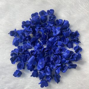 Dark blue satin flower (100 pieces)