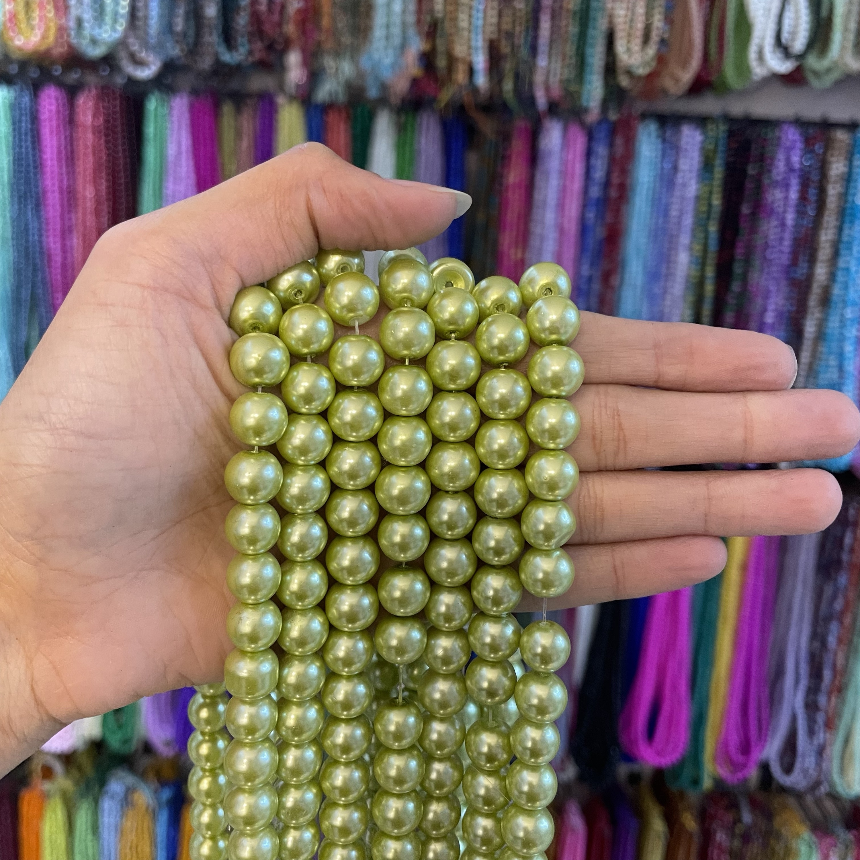 Green pearl 1 line (10mm)